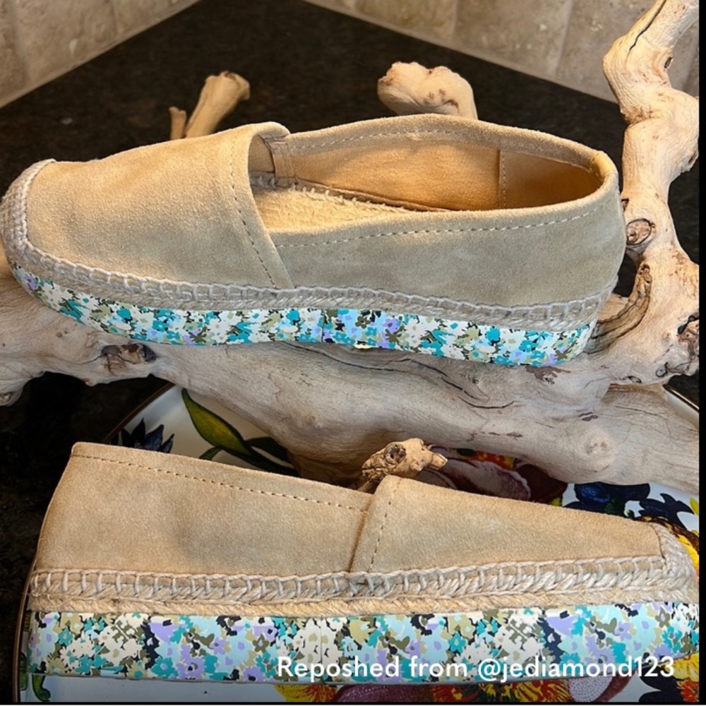 Tory Burch. Suede platform espadrilles